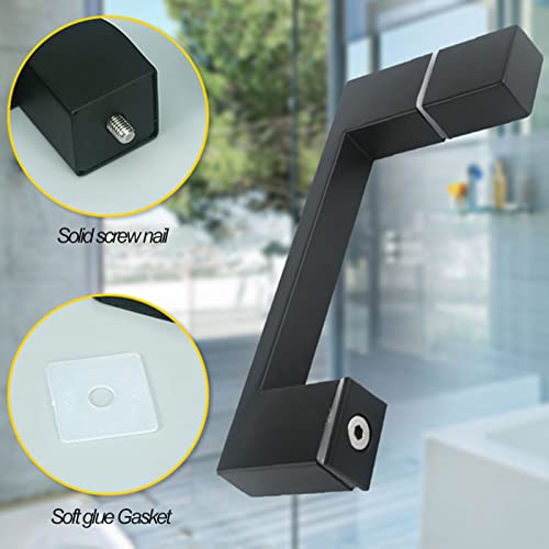 Poignées de porte de douche de remplacement et barre d'appui en verre