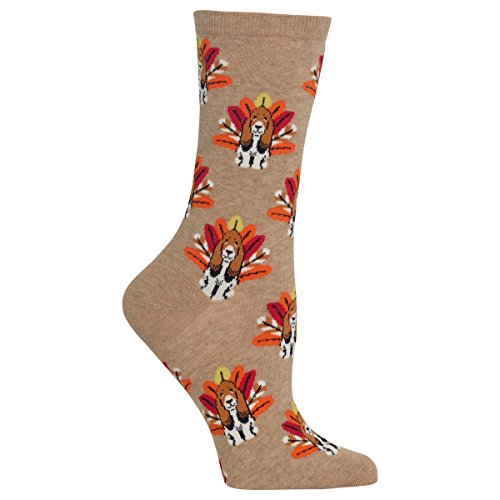 Hot Sox Women's Turkey Dog Socks