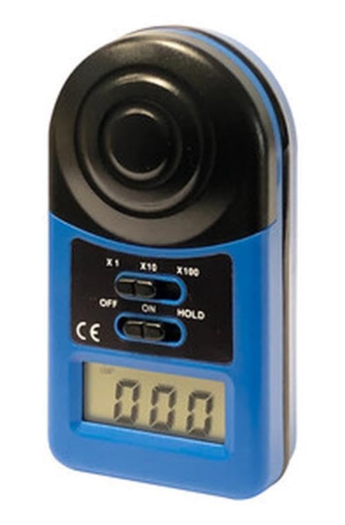 Luxómetro Digital Compacto con Rango de Medición 0-200.000 Lux, pantalla LCD, calibración automática - Ideal para estudios de iluminación.