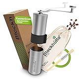 kaffeemuehle siebtraeger EINFACHER MAHLEN: Das bogenförmige Design der Kurbel sorgt für eine ideale Kraftübertragung. Die Kaffeemühle ist dadurch extrem komfortabel zu bedienen. Der griffige Edelstahl Knauf dreht sich beim mahlen mit und verhindert das lästige umgreifen!