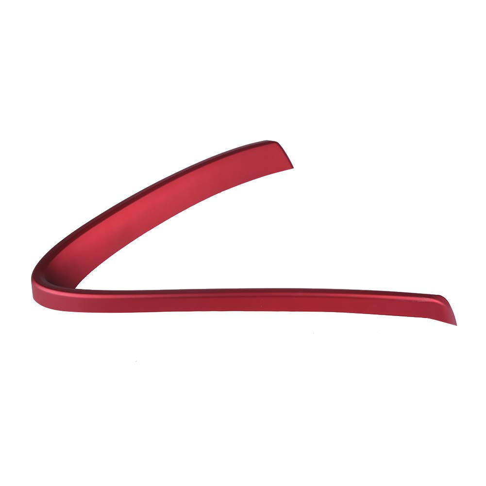 BRRNOO Elegante Rivestimento della Copertura della Griglia a Forma di V in ABS Rosso per 2017 2018 Installazione Semplice e