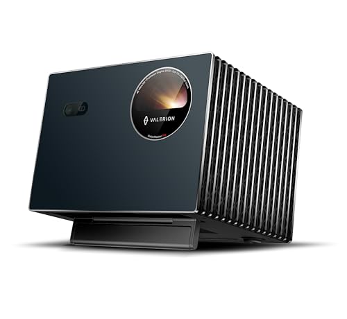 Valerion VisionMaster Pro 4K Laser Projector (New Blue)— 240Hz/4ms Gaming, 300" IMAX Enhanced Theater , 3D&Dolby Vision, 2× Faster Multitasking, AI Smart OS, 2500 ISO Lumens, 0.9–1.5x Optical Zoom