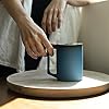 Ui Artist Collection Self-Heating Mug Set Midnight Abyss | 12 fl oz / 355 mL Handcrafted Ceramic Coffee & Tea Mug with Heating Pad