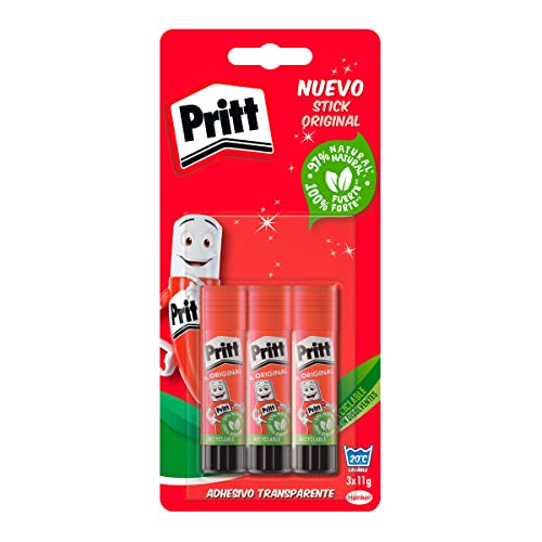 PRITT pegamento barra blíster 11 gr 3 uds
