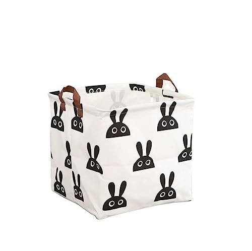 Iwenzhkpa Faltbarer Wäschekorb Hasenmotive