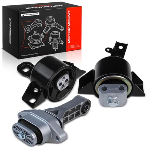 A-Premium 3PCS Engine Motor Mount Transmission Mount Torque Strut Mount Set Compatible with Chevrolet Aveo 2004-2011, Aveo5 & Pontiac G3 Wave Wave5, L4 1.6L Manual Transmission, Replace# 96535505