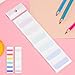 240PCS Sticky Index Tabs, Colored Strip Page Markers, Writable and Repositionable File Tabs Flags for Pages, Reading Notes, Classify Files, 12 Colors(1.8x1 inch)