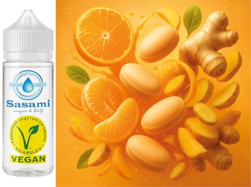 Aroma concentrado mandarina y jengibre Sasami 100ml: elimina ambientes cargados
