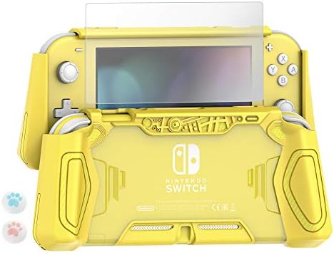 Amazon Com Letobee Switch Lite Protective Case For Nintendo Upgraded Latest Ergonomic Design Comfortable Grip With 2 Thumb Grip Cap Hd Screen Protector Set Yellow Video Games Amazon Com Letobee Switch Lite Protective Case For Nintendo Upgraded Latest Ergonomic Design Comfortable Grip With 2 Thumb Grip Cap Hd Screen Protector Set Yellow Video Games