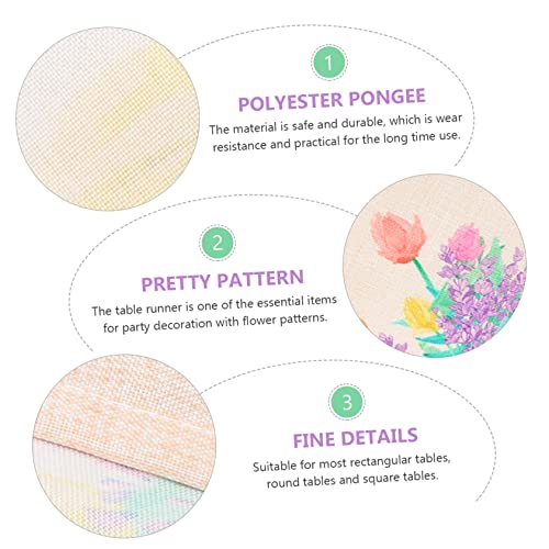 Nappe de table imperméable antitache : lot de 4 protections imprimées pour repas - 6