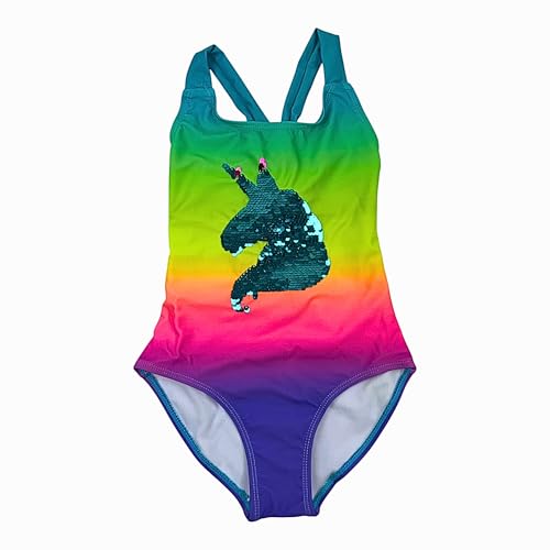 Image of Girls' One Piece Swimsuit Cute Beach Swimwear Bathing Suits for 4-16 Years Girls