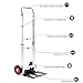 LEADALLWAY Hand Truck Aluminum Foldable Hand Cart with 6