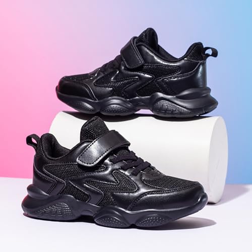 Baskets de course en maille pour garçon, chaussures de sport légères à scratch - 2
