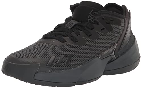 adidas Scarpa da basket unisex per adulti D.o.n. Issue 4, Nero/Carbonio/Grigio, 9.5 US Women/9.5 US Men