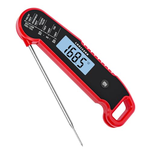 Lonicera Digital Meat Thermometer for Food Cooking. Instant Read Within ...