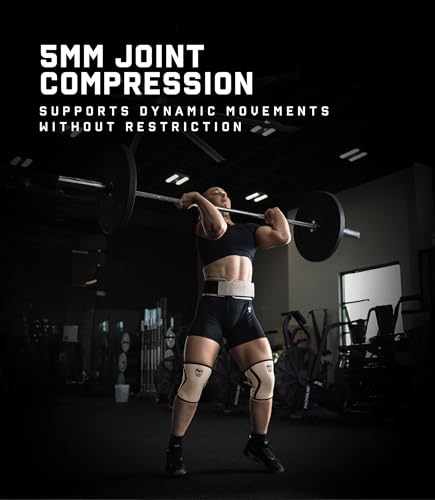 Image of Gymreapers 5MM Knee Sleeves for Weightlifting, Squats, Powerlifting, and Functional Training - Compression Knee Support for Men & Women - Joint Protection & Recovery - Pair