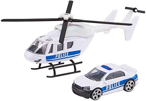 HTI Teamsterz City Emergency Response Helicopter With Emergency Response Car 1:43 (7535-73612)