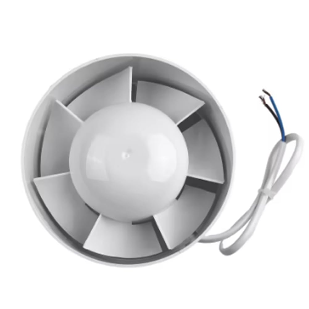 Osmond Bathroom Kitchen Fan 150mm 6 Inch In-Line Extractor Fan Low Noise Air Blower Wind Volume
