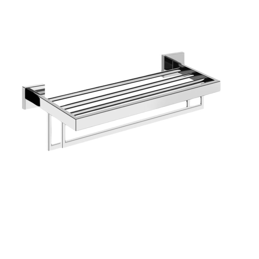 Accessoires de salle de bain poli miroir pour une décoration moderne et un rangement épuré