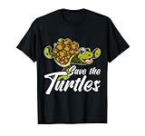 Save The Turtles Sea Animal Pet Dueño de mascota Acuario Regalo Tortuga Camiseta