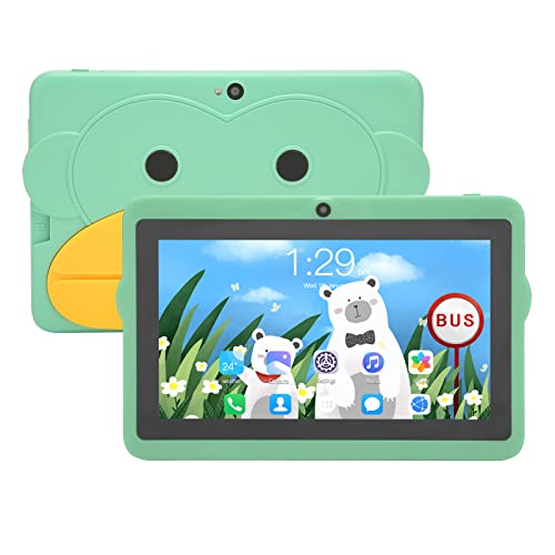 Tablet infantil 7 polegadas, tablet infantil 5g wifi android 10 ips display hd, 2 gb + 32 gb, mt6592