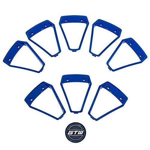 Golf Cart Gurus Blue Inserts for GTW Nemesis 14x7 Wheel