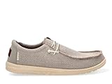 Etika Mocasines Casuales y Cómodos para Hombre, Zapatos Ligeros Estilo Náutico de Lona con Cordones Elásticos, Modelo 82048 Gris - 45