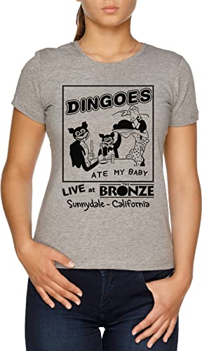 Vendax Dingoes Ate My Baby Camiseta Mujer Gris