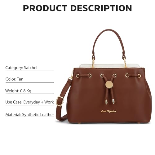 Image of Lavie Signature Women's Bahamas Satchel Bag | Satchel Handbag for Work | Ladies Purse | Stylish Shoulder Bag | Gift for Women