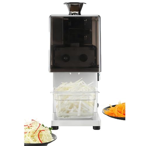 ShaiVrissian Picadora Automática De Cebolletas,Cortadora Eléctrica De Puerros,Motor De Alta Velocidad,Interruptor De Seguridad,Fácil De Limpiar,para Uso Intensivo En Cocina 2.3mm