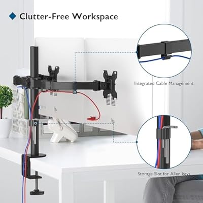 LX Dual Monitor arm voor 2 schermen - - België