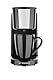 Grossag Kaffee-Automat KA 8 ein-Tassen Kaffee-Automat in Schwarz, entnehmbarer Permanent-Filter, Automatische Abschaltung, Betriebskontroll-Leuchte, KA8.17, Inklusive Porzellantasse (150ml)