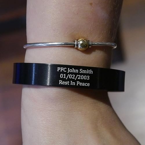 B Est Bradley'S Custom 2019 Military Memorial Bracelet Pow Mia Hero Remembrance thumb #5