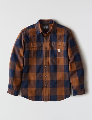 Image of Carhartt Men's Hubbard Loose Ls Plaid Shirt