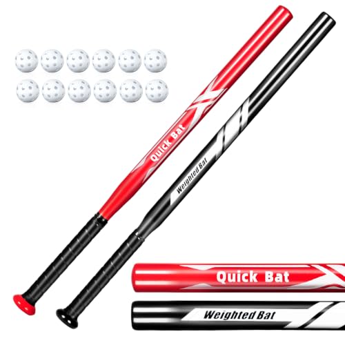 Weighted & Lightweight Dual Training Bats for Baseball Softball Practice