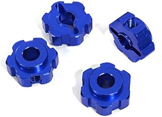 Integy RC Model C29600BLUE Billet Machined Alloy Wheel Hex (4) for Traxxas 1/10 Maxx Truck 4S