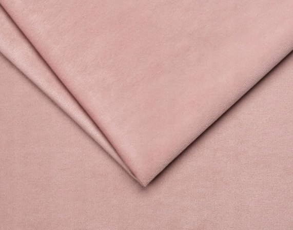 TAPHICEROS Tissu en velours, Rose poudré, 250cm x 140cm, Vendu au Mètre de tissu en microfibre, Matériau décoratif, Artificiel Aspect Daim Imitation pour...