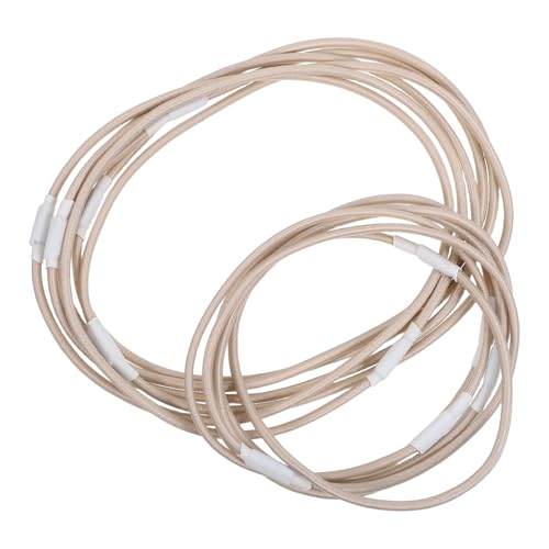 KICHOUSE 12 Pezzi 12 Elastici in Gomma per Supporto Antiurto Microfono, Anelli di Ricambio Resistenti e Compatibili per Studi, Podcast e Registrazioni Professionali