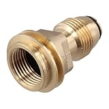 Facile installazione: con il suo processo di installazione semplice e veloce, questo adattatore consente di convertire una valvola POL LP serbatoio in un regolatore QCC1/Type1 senza sforzo. Non sono necessari attrezzi aggiuntivi.