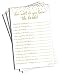How Well Do You Know the Bride - Gold Confetti (50-sheets) (Large Size Sheets)