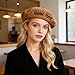 Personalized Custom Embroidered Name Beret Hat Gift for Women Multi