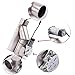 RJSPHH Stainless steel 3 inch Electric Exhaust Cutout Motor E-cut Valve Kit , Catback Single Y Pipe 1 pcs with One Controller Remote Kit