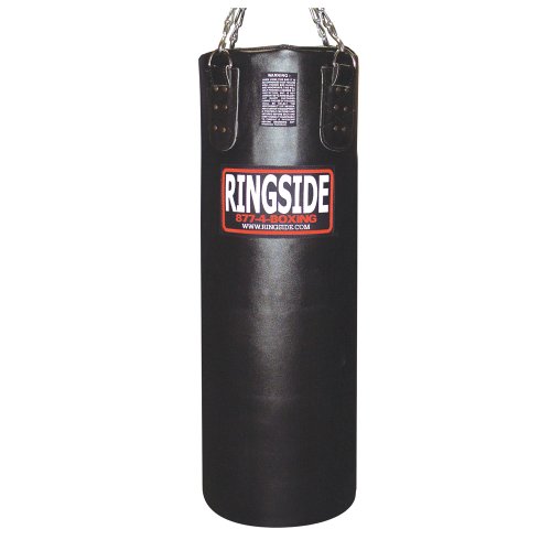 Ringside Leather Heavy Bag, Punching Bag for Boxing Training and Workout, Red, 65 lbs, Includes Heavy Bag Chain and Swivel by Ringside - Image 2
