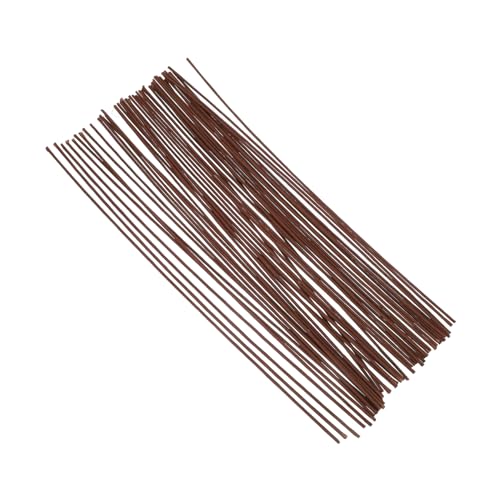 TEHAUX DIY Flower Arrangement Sticks 50pcs Wire Floral Stems Artificial Flower Stems Floral Wire for Wreaths