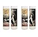 Gifts by Lulee, LLC Saint Teresa of Avila Santa Teresa de Jesus Set of Candles Carmellite Nun Monja Carmelita Nada te turbe Let Nothing disturbe You (4)