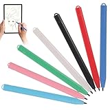 Couleurs vives assorties : ce lot comprend sept stylets de différentes couleurs, y compris noir, rouge, bleu, vert, blanc, rose et bleu clair, permettant aux utilisateurs de distinguer facilement les stylos pour différentes tâches ou de les partager entre les membres de la famille