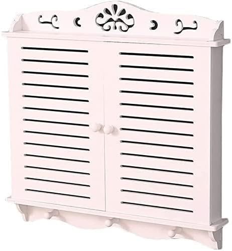 ワイヤレスルーター収納棚 ワイヤレスルーター収納ボックス セットトップボックス 壁掛けフック フックラック マルチメディア WiFi