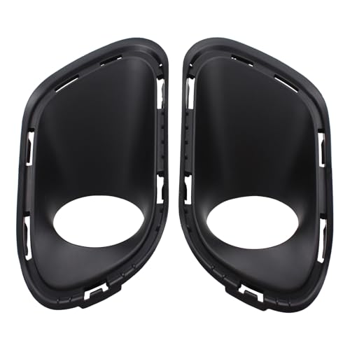 ApplianPar Front Left and Right Side Bumper Fog Light Lamp Cover Bezel for Jeep Cherokee Trailhawk AWD 2014-2018