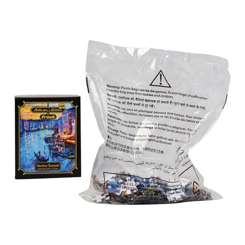 Image of Frank Venice Sunset 150 Pieces Puzzle | Collector's Edition | Travel Friendly Mini Puzzles | Puzzles Having Realistic Illustrations | Game for Focus & Memory | for Adults & 7 Years & Above