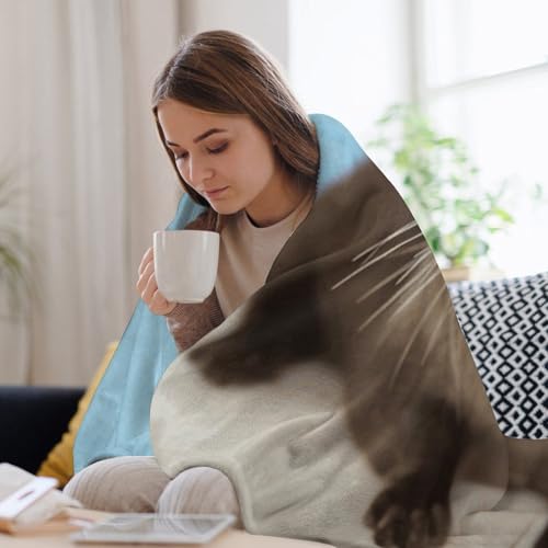 Couverture microfibre loutre extra large flanelle douce lit canapé - 8